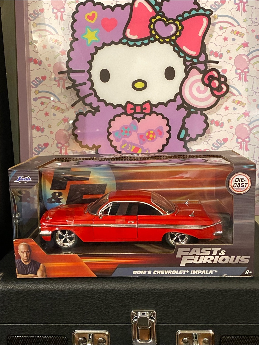 NIB 1:24 Fast & Furious Dom's Chevrolet Impala Die-Cast Car ❤️🖤